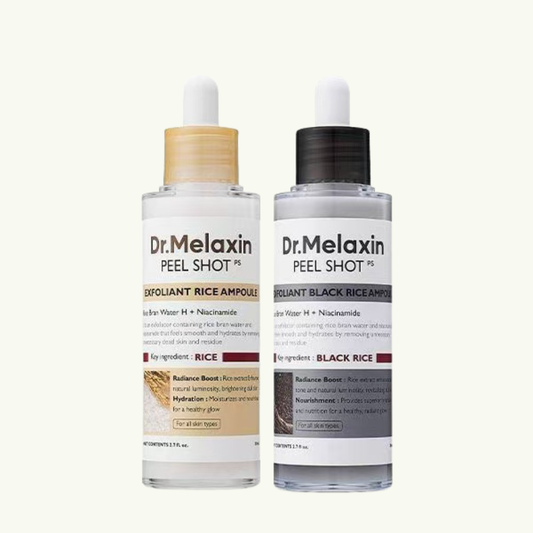 Visibly Smaller Pores in 1 Week | Peel Shot Glow Rice Ampoule Duo